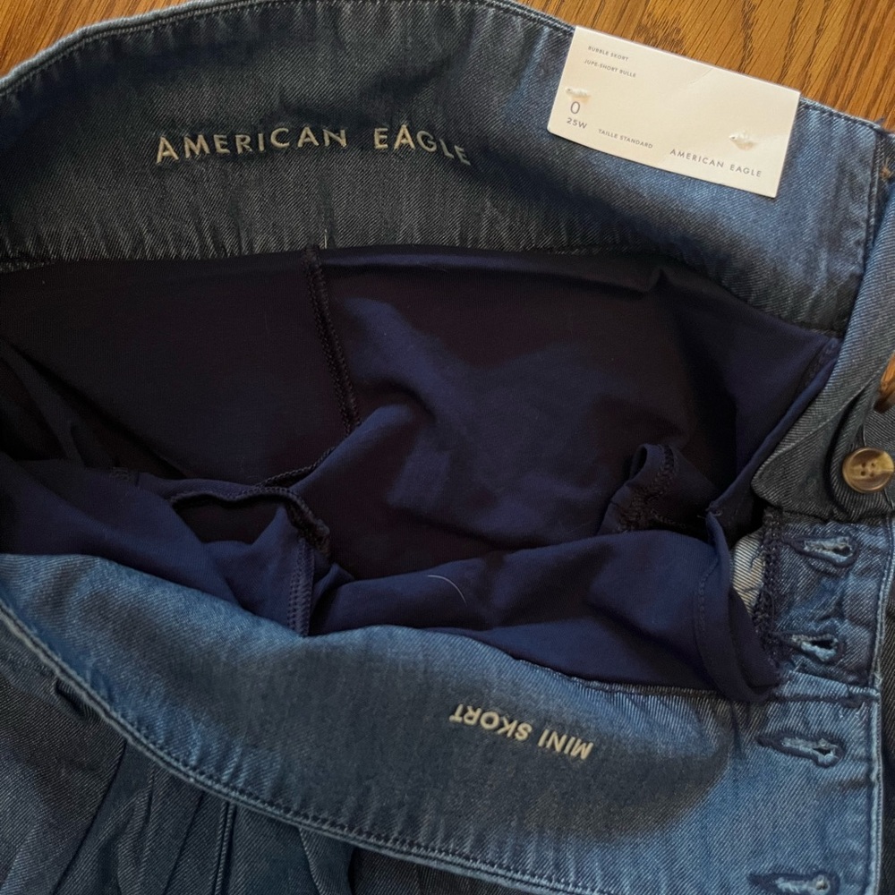 American Eagle Bubble Mini Skort NWT - image 4